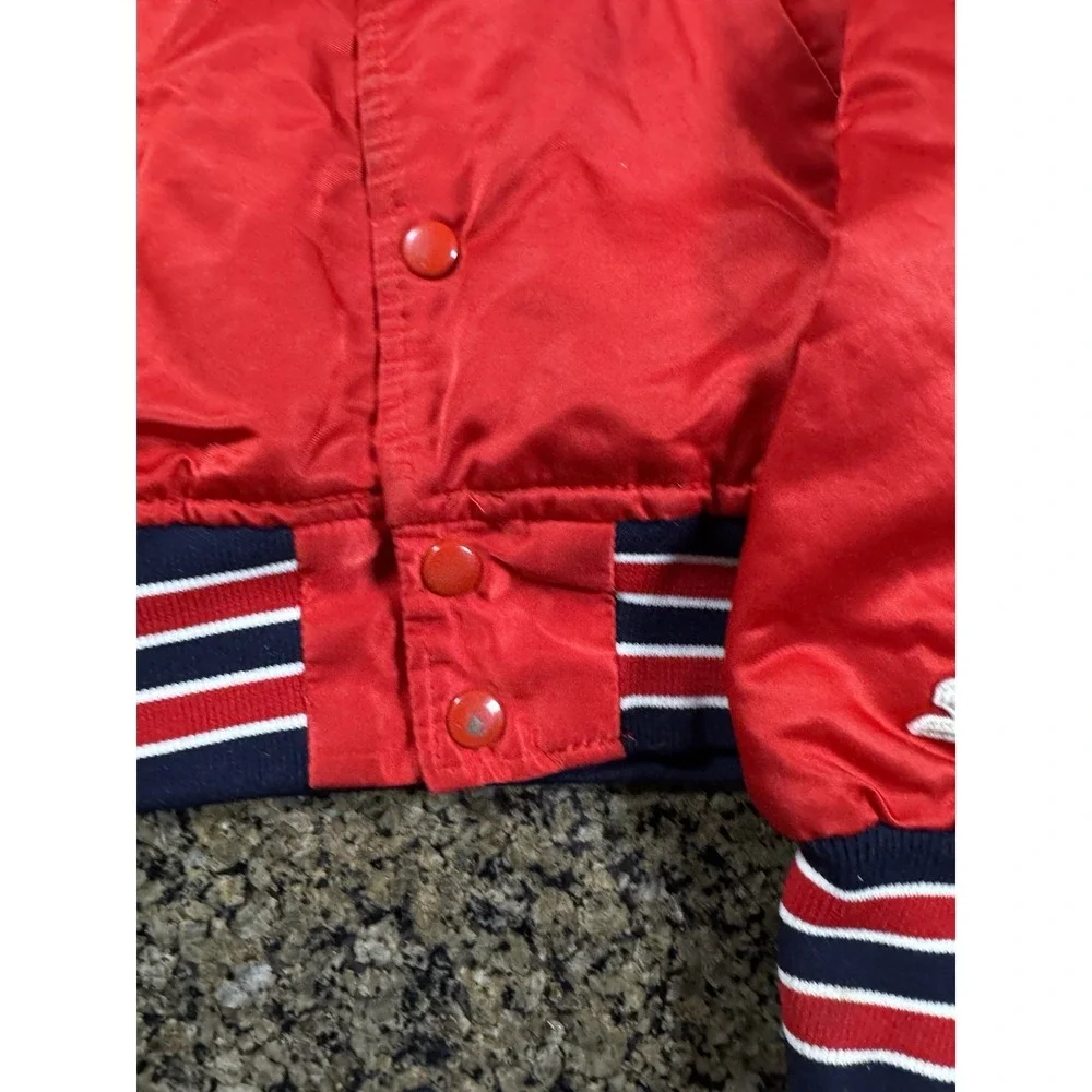 Vintage 90s St. Louis Cardinals Jacket Red MLB Starter Satin  Mens Size M 0022